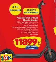 XİAOMİ NİNEBOT F25E ELECTRİC SCOOTER